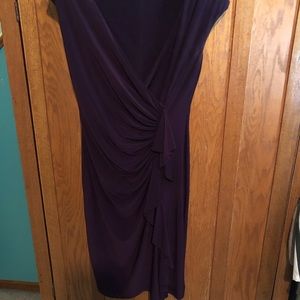 Plumb colored Black Label cocktail dress